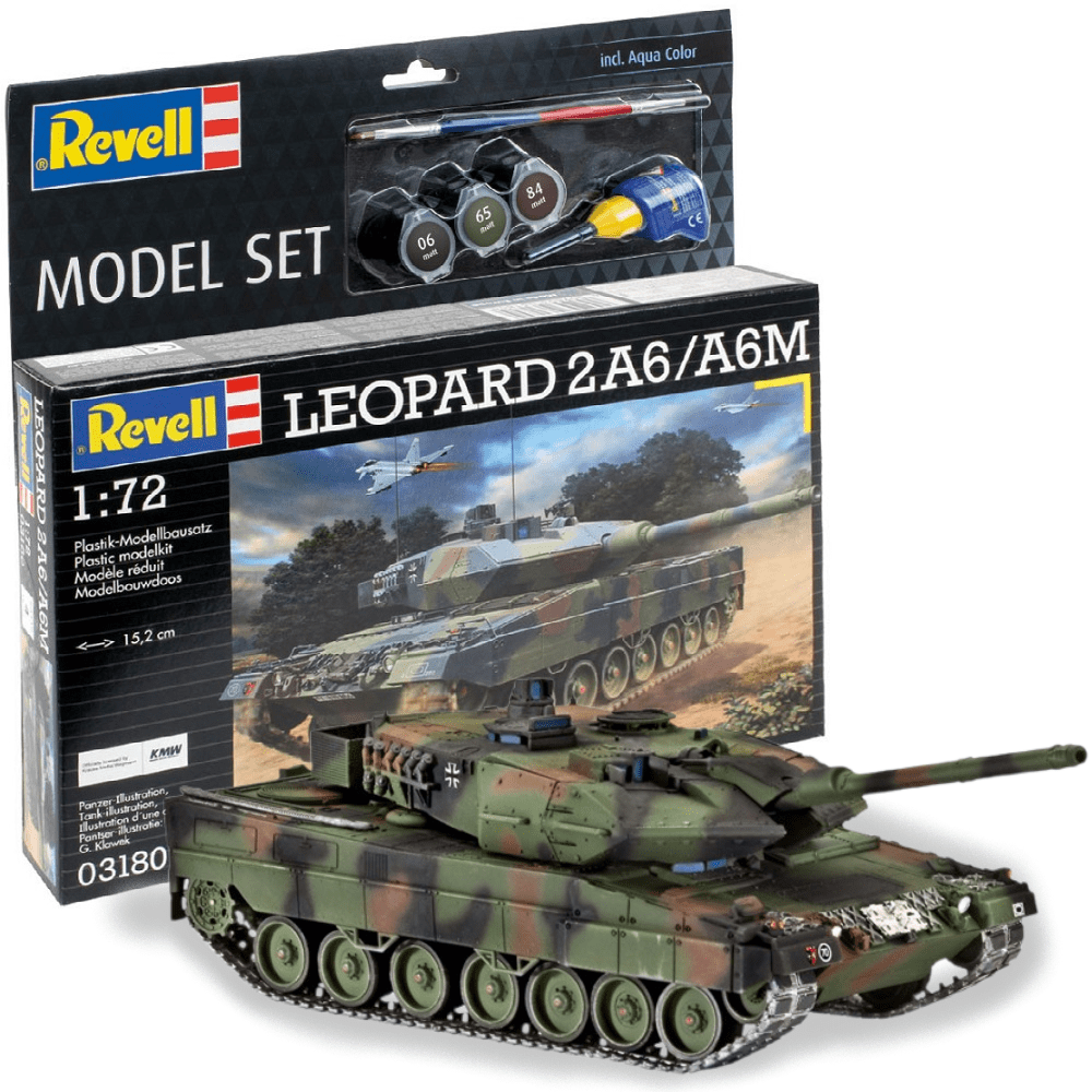 Leopard 2A6/A6M - Model-Set Revell 63180 - 1/72