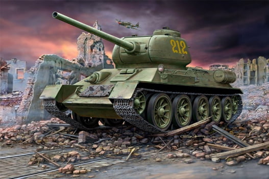 T-34/85 Russian Tank - Revell 03302 - 1/72